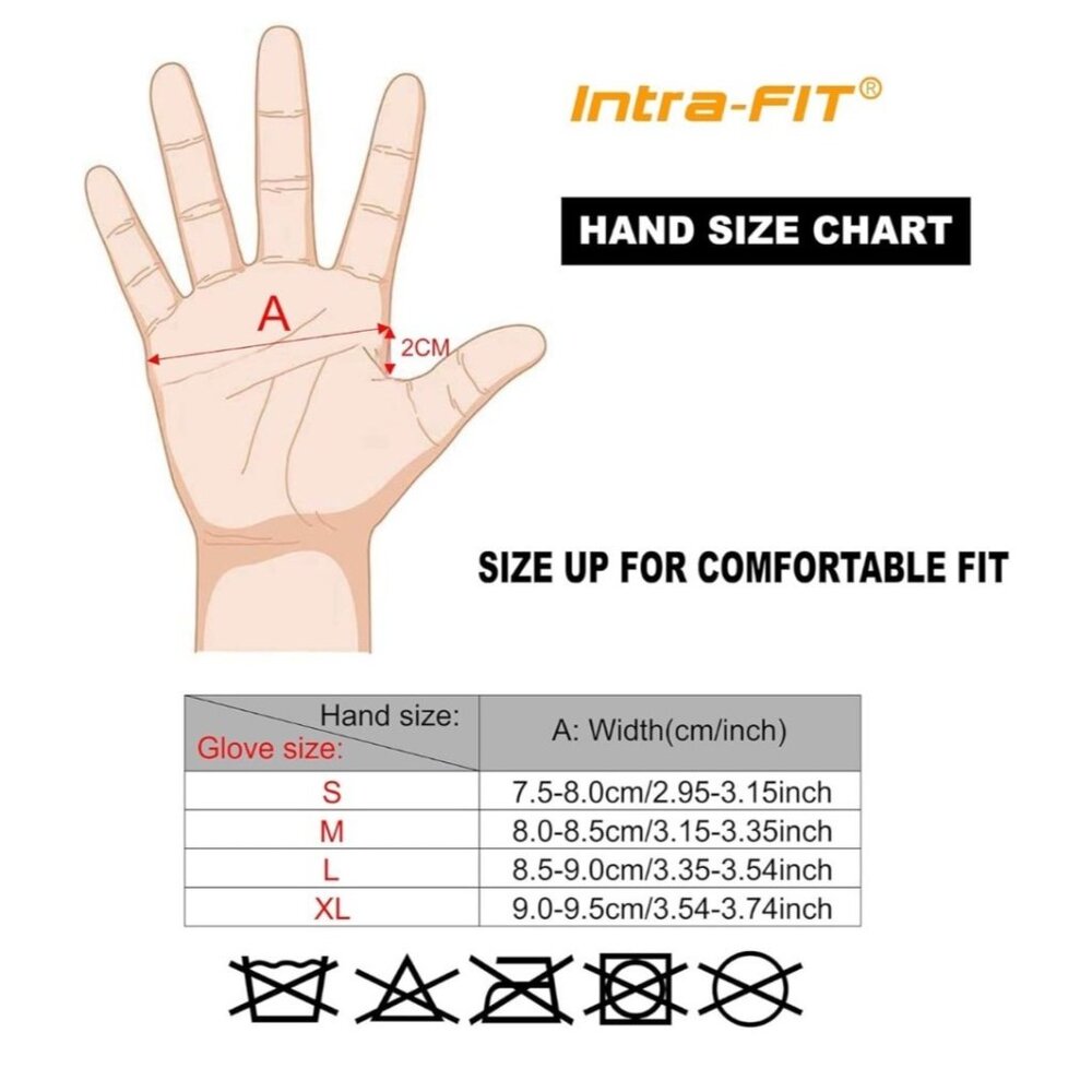 Intra-FIT Deerskin Ski Snowboard Biker Gloves Medium Black & Brown Waterproof - Picture 11 of 12